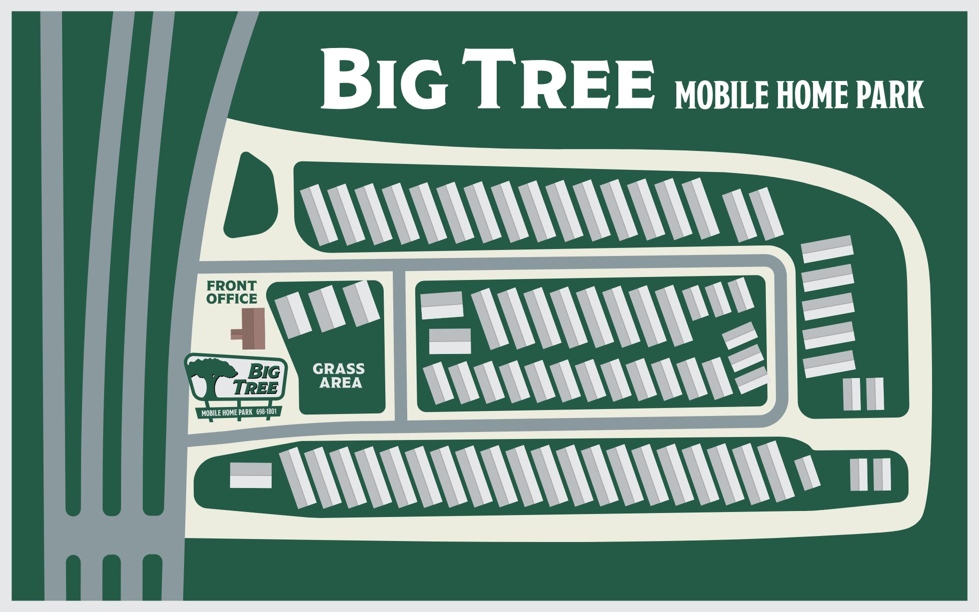 Big Tree Mobile Home Park Map